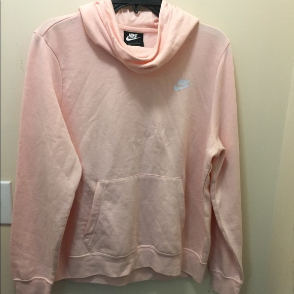 Nike Sweaters - Nike funnel neckline pullover hoodie L